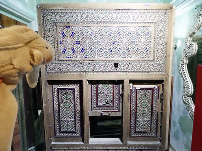 Exhibit at Mirror and Lighting Museum in Yazd