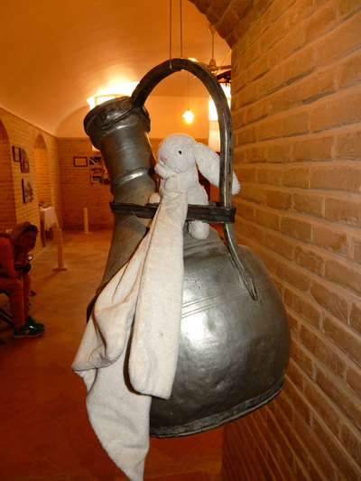 Water jug on display at Markar Museum in Yazd